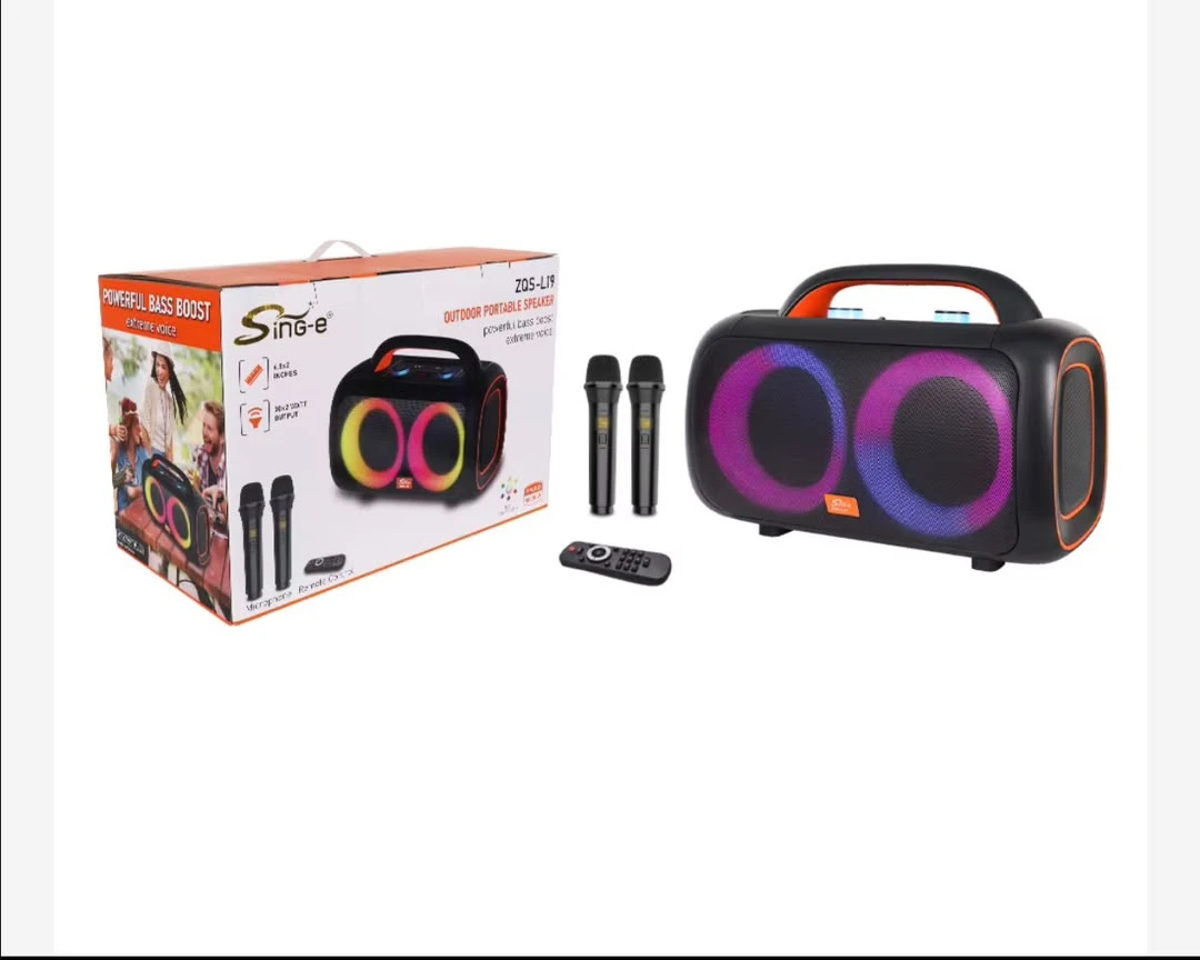 SinG-e ZQS-L19 Powerful Bass Boost Bluetooth Speaker – Portable Wireless Speaker for Music, Parties & Home Entertainment