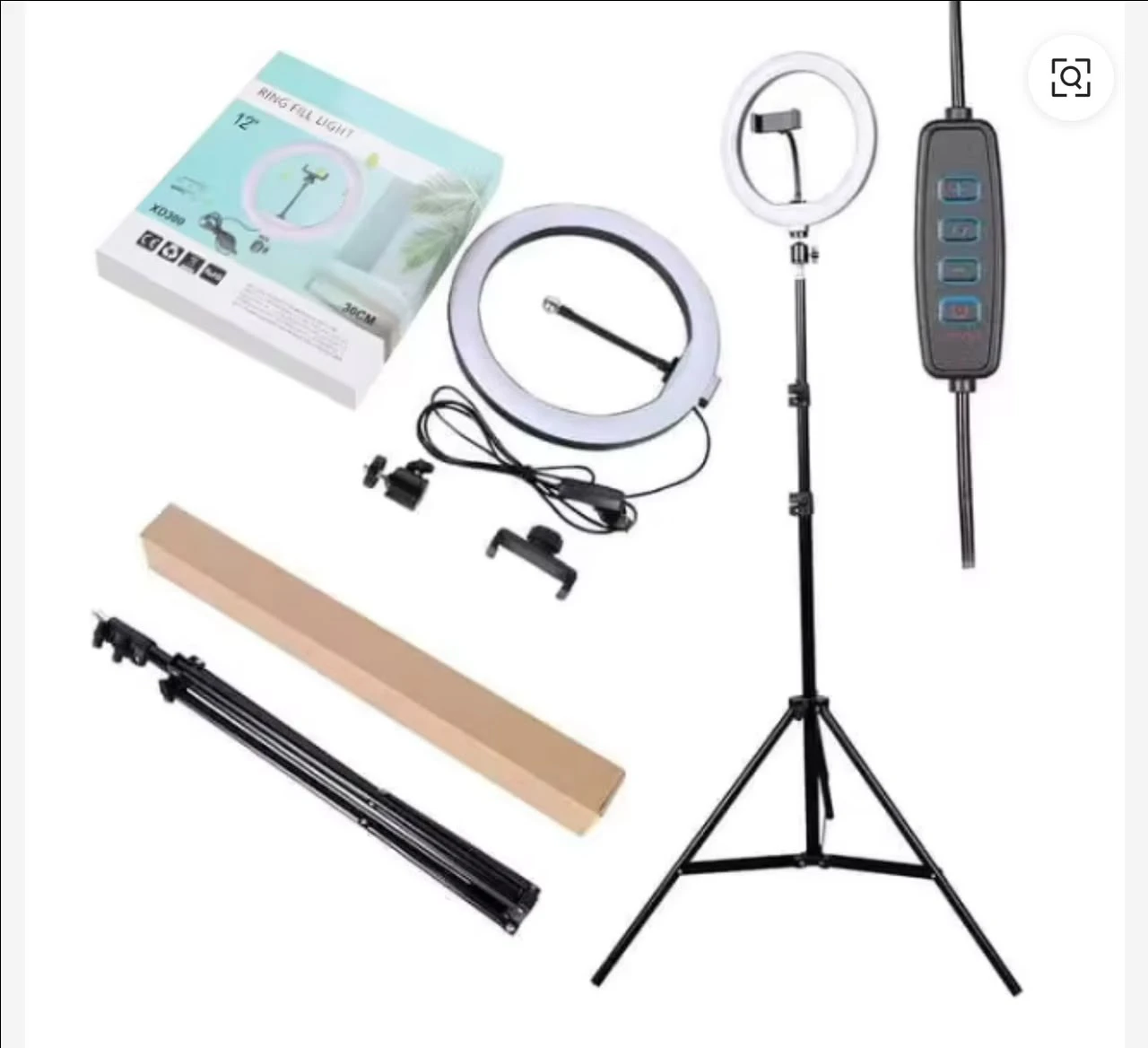 14-Inch Ring Light for Makeup, TikTok, YouTube, Photography & Video Recording – Adjustable LED Lighting for Content Creators
