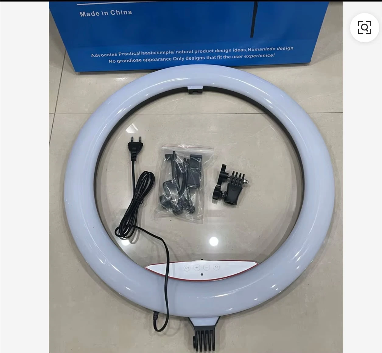 18 Inch Ring Light for Makeup, Photography, TikTok, YouTube & Content Creation – Professional LED Lighting for Videos, Live Streaming & Studio Use